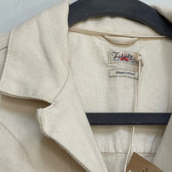 Faherty overland twill jumpsuit in neutral size XS - Picture 5 of 14